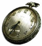 Andy Warhol Personally Owned Elgin Art Deco Pocket Watch