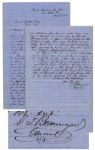 General Gustave Beauregard June 1864 Autograph Letter Signed With Additional AES -- ...co-operate  with  Genl.  Lee  in  any  manner...towards  the  crushing  of  the  foe  in  his  front...