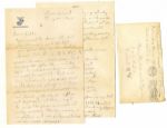 Rene Gagnon WWII-Dated Autograph Letter Signed -- ...day starts at 4:00a.m...we wash up, make up our bunks, wipe up our rifles and bayonets...We are 64 men in a platoon...