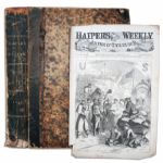 Civil War Harpers Weekly -- Bound Compilation of Every Issue From 1863