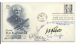 WWII Doolittles Tokyo Raiders Cover Signed by 5 Crew Members Including Doolittle Himself