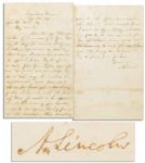 Abraham Lincoln Autograph Letter Signed as President -- Lincoln Soothes Ruffled Feathers: "…This morning your brother came to me again…and insisted that there is still another place…"