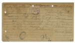 Exceedingly Rare Urgent Telegram Pertaining to King Tuts Tomb, Sent by Lead Excavator Howard Carter in 1923 -- Arrangements have been made to close the tomb on Monday...
