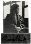 Rosa Parks 8 x 10 Iconic Bus Photo Signed
