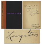 Langston Hughes Signed First Edition of Shakespeare in Harlem