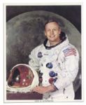 Neil Armstrong Signed 8 x 10 NASA Photograph