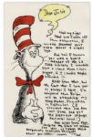 Dr. Seuss Autograph Letter Signed on Cat in the Hat Stationery