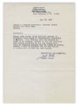 Joseph Heller Typed Letter Signed to the Air Force -- ...[make] available to him any information about my military service that he wishes to obtain...
