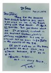Dr. Seuss Autograph Letter Signed -- ...Im at present, involved in the enclosed Grolexus, which is whirlzing me fithither...