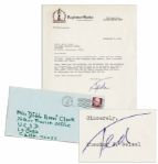 Dr. Seuss Typed Letter Signed -- ...we are still running back and forth to Hollywood, but we hope things will let up...
