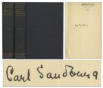 Carl Sandburg Abraham Lincoln, The Prairie Years First Edition Signed