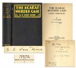 S.S. Van Dine Signed First Edition The Scarab Murder Case -- 1930 Philo Vance Whodunnit
