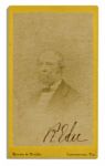 CDV Photograph of Robert E. Lee Signed Boldly by the General -- Scarce