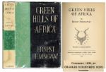 True 1935 First Edition of Ernest Hemingways Green Hills of Africa
