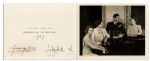 King George VI & Queen Mother Elizabeth Signed 1947 Christmas Card