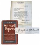 General Joseph Stilwell Typed Letter Signed -- ...[this box of cigars]...will add...relaxation to many otherwise tough conferences... -- Dated 1943 From China