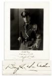 Early General Douglas MacArthur Signed 11 x 14 Photo