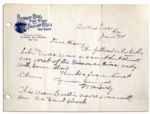 Fantastic Buffalo Bill Cody Autograph Letter Signed -- ...This man...never was with me - he cant shoot... -- Circa 1908