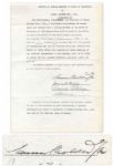 Film Pioneer Samuel Goldwyn 1937 Document Signed