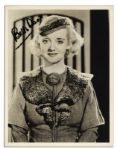 Glamorous Bette Davis 8 x 10 Photo Signed