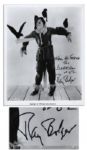 Ray Bolger 8 x 10 Photo Signed -- In Full Costume as Scarecrow in The Wizard of Oz