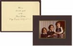 King Hussein of Jordan Signed Holiday Card