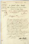 1810 Document Signed by Alexandre Lameth, French General & Aide to Rochambeau During the American Revolution