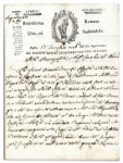 Roman Republic 1798 Document -- Shortly After Napoleons General Invaded Rome & Established the Roman Republic -- ...The Republic was founded with their blood...