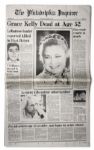 Princess Graces Death Announced in Her Hometown Newspaper