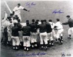 Bobby Thomson and Ralph Branca Signed Photo -- Thomson Passed Away in 2010