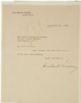 Herbert Hoover Typed Letter Signed as President -- Thanking Senator Moses of New Hampshire for His Kind Note