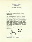 Gerald Ford 1976 Typed Letter Signed as President -- After His Defeat to Carter in November Election --  ...fiscal responsibility and legislative restraint...are essential to sound government...
