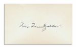 Felix Frankfurter Signature -- Influential 1940s & 1950s Supreme Court Justice -- 5 x 3 Card, With 1940 Postmarked Envelope -- Fine
