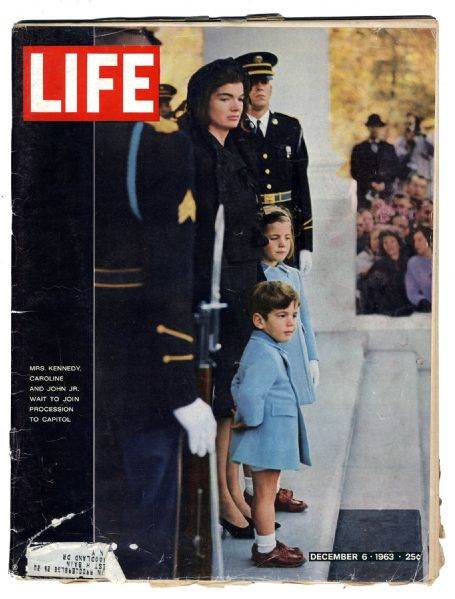 ''Life'' Magazine from 6 December 1963 Covering John F. Kennedy's Funeral-- Chipping and Minor Creasing -- Very Good