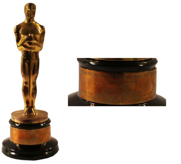 1946 Best Music Oscar Awarded to Hugo Friedhofer for The Best Years of Our Lives -- Best Music for Best Movie of the Year