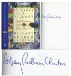 Hillary Rodham Clinton Signed It Takes a Village