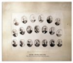 Very Rare & Unusual 12.25 x 8.75 Albumen Photo -- U.S. Senators Attending the Funeral of President Ulysses S. Grant