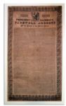 Rare Silk Copy of Andrew Jacksons 1837 Farewell Address -- Beautiful Presidential Keepsake