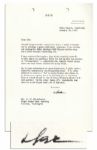 Dwight Eisenhower Typed Letter Signed -- ...these blankety-blank cocktail parties... -- 1963