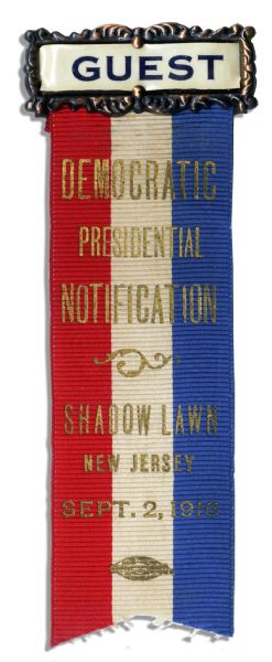 1916 Woodrow Wilson Democratic Presidential Campaign Pin