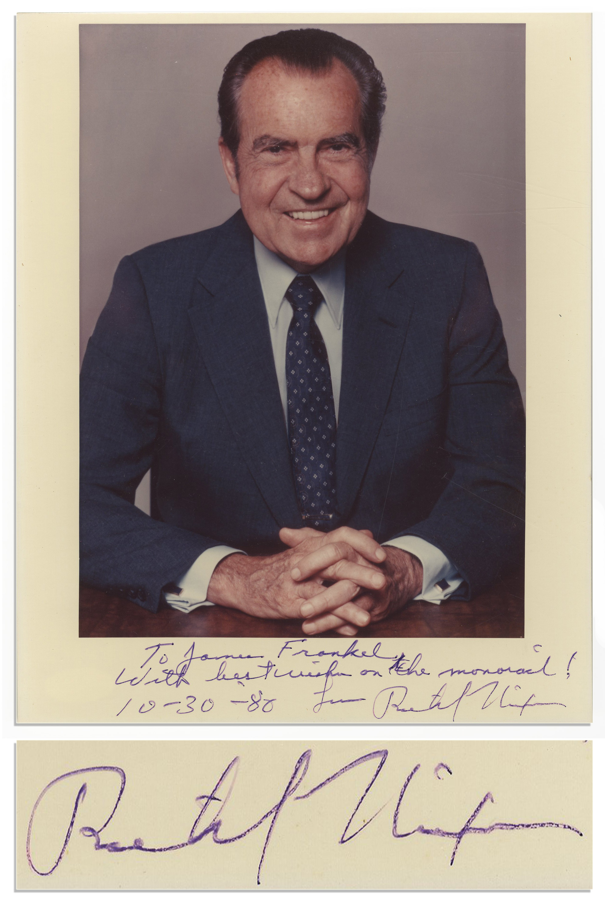 Richard Nixon 8x10 Signed Photo Autographed REPRINT 