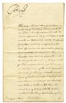 King George III Signed Beer-Making Patent -- 1791