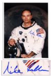 Astronaut Michael Collins Signed 8 x 10 Photo -- First Manned Lunar Landing
