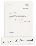 Winston Churchill Letter -- ...I am delighted to hear you are making good progress... -- 1938