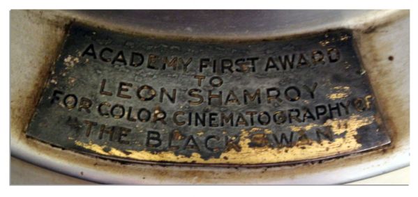 Oscar Awarded to Leon Shamroy, Cinematographer for 1942's ''The Black Swan''
