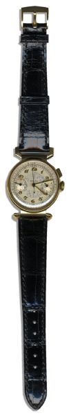 Clark Gable's Personally Owned Mathey-Tissot Chronograph Wristwatch