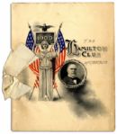 William McKinley 1900 Presidential Campaign Program -- 16pp. Booklet Measures 5.75 x 7.25 -- Very Good