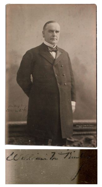 William McKinley Signed 12'' x 19'' Photo  
