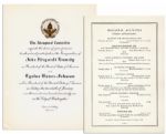 Nice Invitation to JFKs Inauguration -- Embossed Invite Comes in Original Envelope From the Inaugural Committee