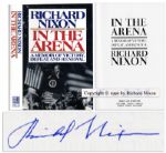 Richard Nixon Signed Memoir In The Arena First Edition